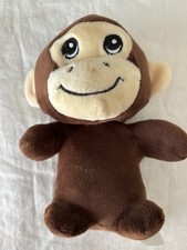 Brown Monkey Plush Stuffed Animal Toy Cute Soft Doll 8" Greenbrier International