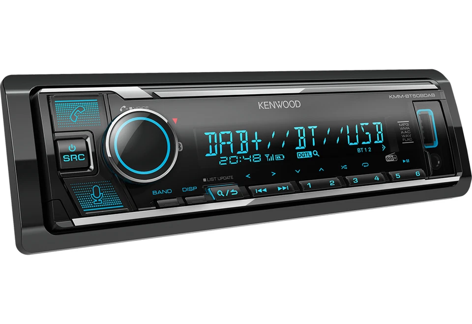 Kenwood KMM-BT508DAB DAB+ Antenne Autoradio Bluetooth Radio mit amazon alexa - Bild 3 von 4