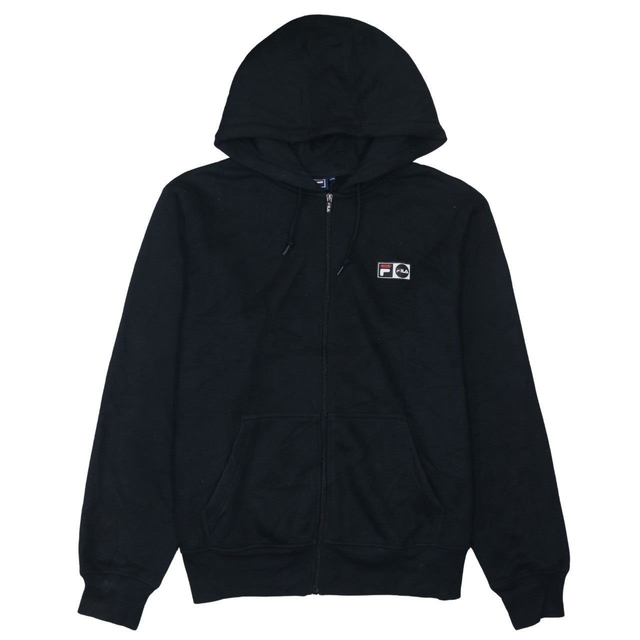 FELPA CON CAPPUCCIO VINTAGE FILA NERA DONNA 2XL