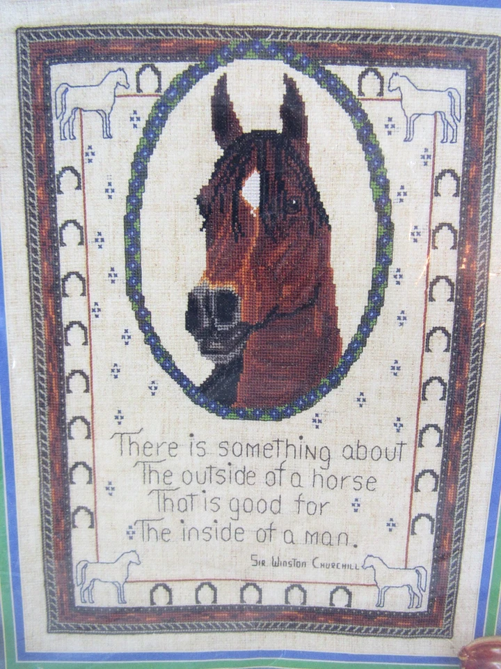 Pegasus Publication Counted Cross Stitch Sit "EQUINE ELEGANCE " K-500 Horses - Image 2 of 4