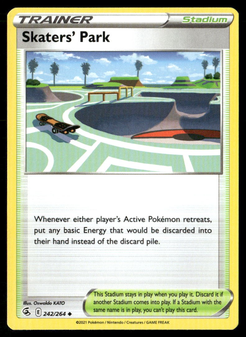 Skaters' Park Fusion Strike 242/264 Uncommon Pokemon Near Mint