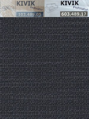 Ikea KIVIK Bezug für Ecksofa 2/3 3er Eckelement Hillared anthrazit NEU OVP
