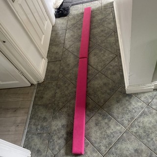 Kids Folding Gymnastics Balance Beam pink