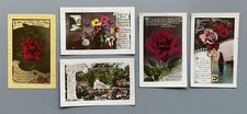 FIVE CHARMING c1939-42 &ldquo;SISTER&rdquo; GREETINGS POSTCARDS sent to Miss J. Brinkhurst