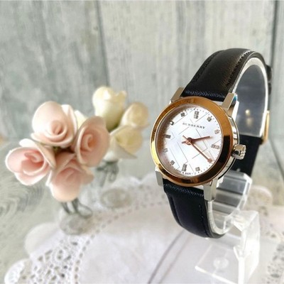 Burberry Ladies Watch 12P Battery Replaced Used Authentic Gift Approved