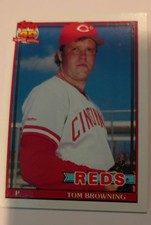 1991 Topps - Tom Browning #151