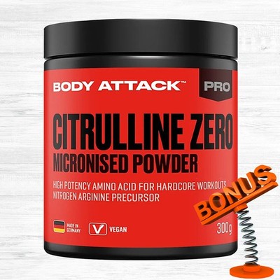 Body Attack Citrulline Zero 300g Dose + Bonus 73,00  /kg Aminosäure Booster