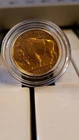 24K   GOLD  PLATED USA BUFFALO NICKLE WITH HORN!