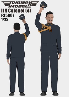 Triumph Models F35007 1/35 IJN Colonel (4) 3D Printed Model