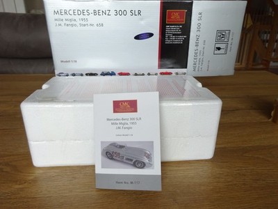 CMC M-117 Mercedes -Benz 300 SLR Mille Migla  1955  1:18 Neu in OVP  Rarität