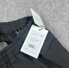 Theory Baltic/Grey Melange Motion Bonded Curtis Drawstring TPS Pants Size 29 NWT