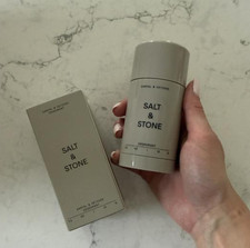 NIB Authentic Salt & Stone Santal & Vetiver  Aluminum-Free Deodorant,2.6oz/75g