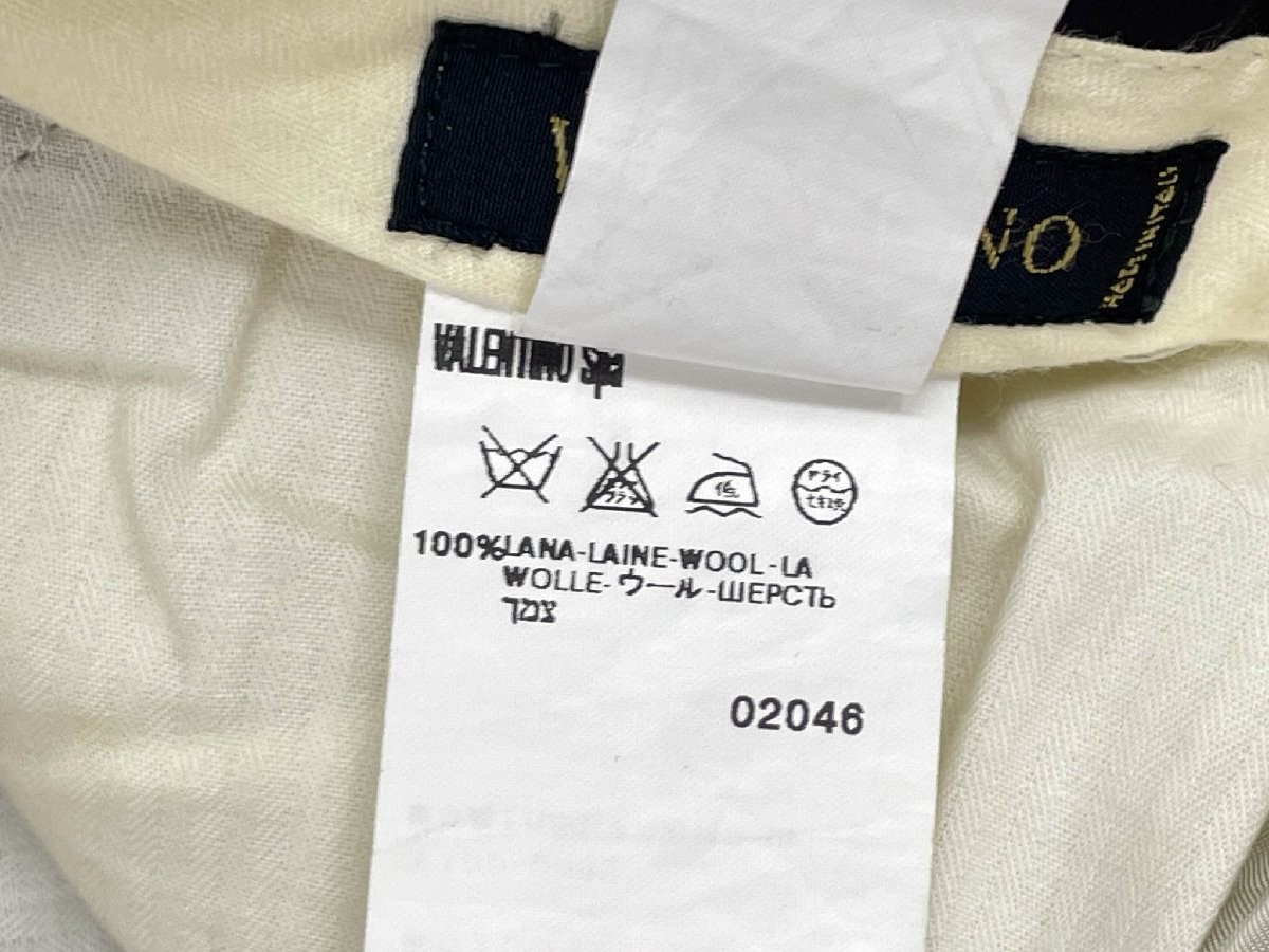 VALENTINO Men's Wool Slacks Pants Size 56 Gray thumbnail 5