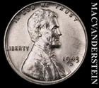 1943-D Lincoln Wheat Cent - Ch Gem Brilliant Uncirculated  No Reserve  #L5742
