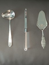 alter Tortenheber Ostfriesenmuster Soßenkelle Nirosta Brieföffner TCM TOPVintage
