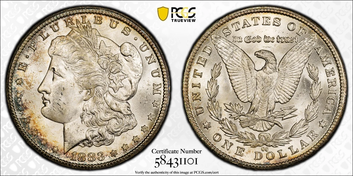 MS 64 Graded 1883 Year Morgan US Dollars (1878-1921) for sale | eBay