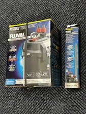 Fluval 207 Canister Filter, 20 - 45 US Gal / 60 - 220 L Sealed New & Spray Bar K