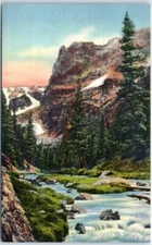 Notch Top Peak and the Outlet of Odessa Lake, Rocky Mountain National Park, CO.