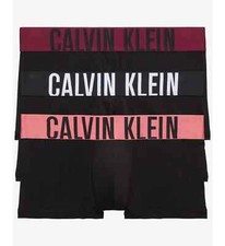 Calvin Klein Intense Power 3-Pack Microfiber Low Rise Trunk, Multi, Sz-XL