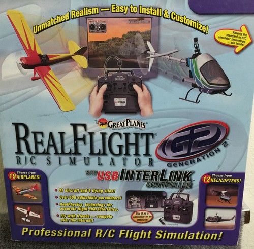 GREAT PLANES REAL FLIGHT R/C SIMULATOR-PROFESSIONAL REAL FLIGHT SIMULATION-NEW!! - 第 1/9 張圖片