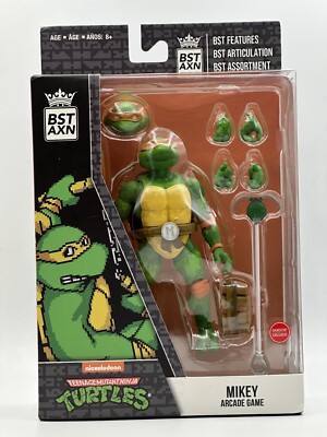 BST AXN Teenage Mutant Ninja Turtles Set Arcade Game Leo