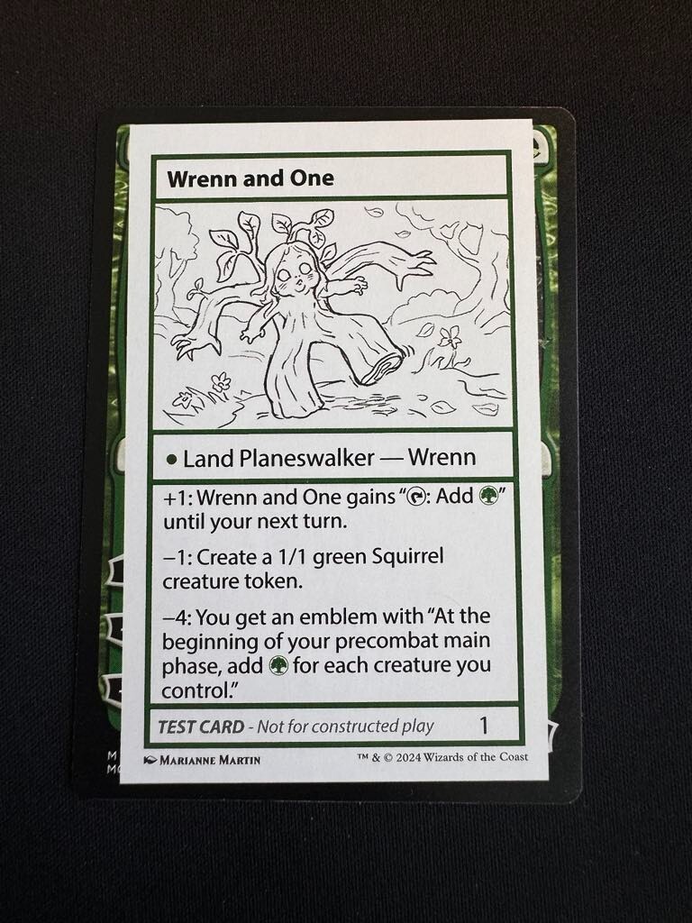Wrenn and One NM Mystery Booster 2 Playtest Card - MTG - NM
