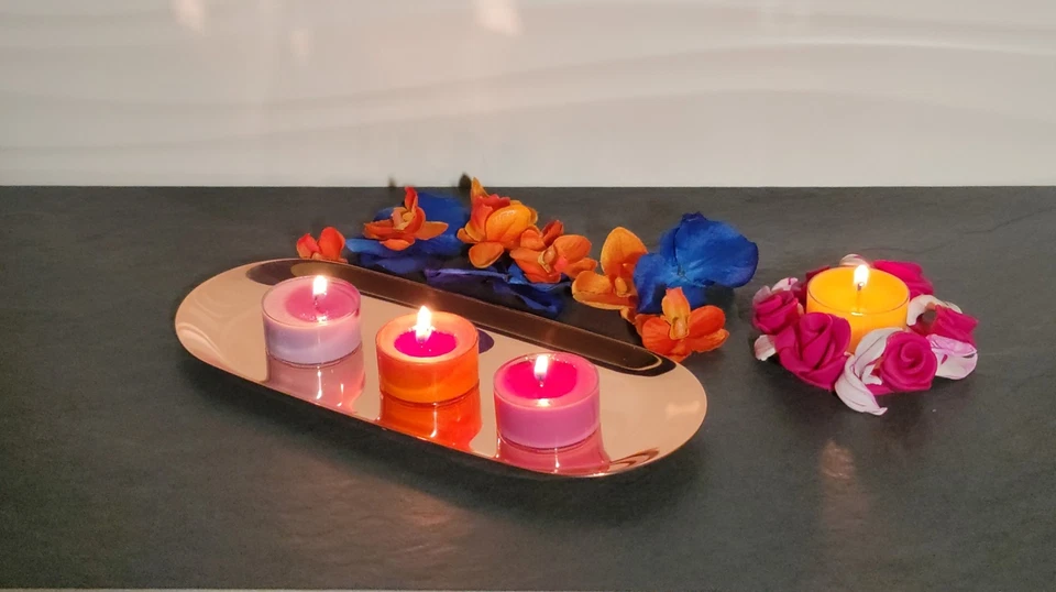 BUG OFF! Citronella 100% Soy Wax Tealight Candles  (9) Clean Burning Tea Lights - Image 2 of 2