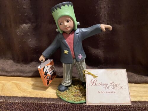 Bethany Lowe Halloween Frankenstein Larry Figurine Trick or Treater TD1205 New