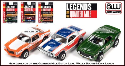 Auto World 3 Legends of the Quarter Mile Booth, Leal & Landy Also Fits AW SC361