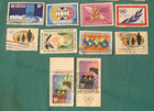 Lot of 25 UN-NY Different Used Singles-Nice Variety-Light Cancels — photo 3