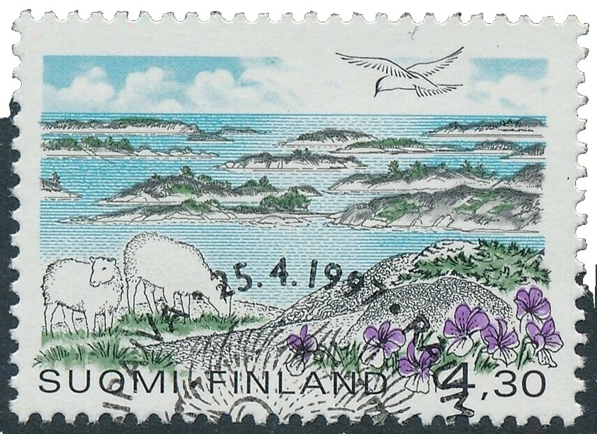 First Day of Issue Nature Finnish Stamps