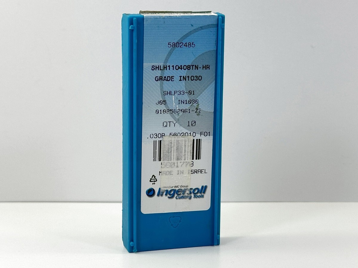 INGERSOLL SHLH110408TN-HR New Carbide Inserts 5601778 Grade IN1030