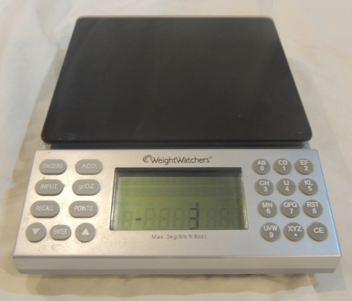 Weight Watchers Electronic Digital Food Scale with Points Values Database #3