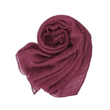 Islamic Womens Crinkle Headscarf Hijab Long Scarf Shawl Muslim Turban Wrap Stole