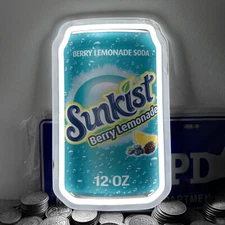 Sunkist Berry Lemonade For Gift Corridor Neon Sign Light Wall Decor 12"x7" H4