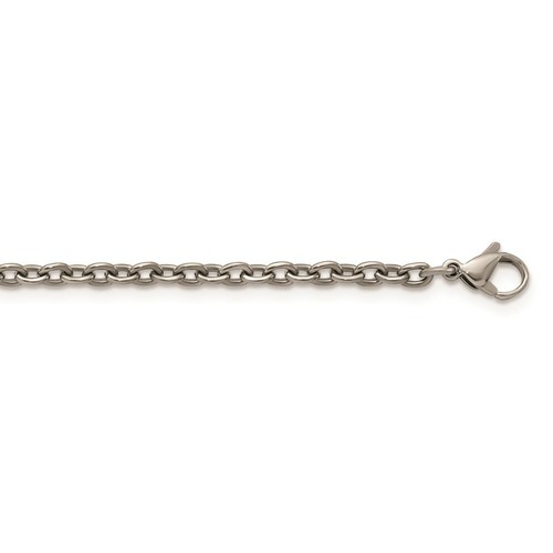 Titanium Polished 3.5mm 18in Cable 
