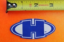 HYPER Wheels Rollerblading Blades Skates Blue H Vintage INLINE Skating STICKER