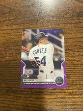 Nick Fortes RC Multi HR Game Marlins 2022 TOPPS NOW Card 721 Purple Parallel /25