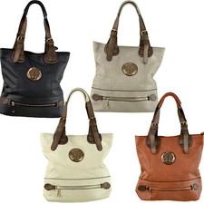 XL Damen Tasche  Schultertasche Leder Optik Shopper Handtasche Damentasche M9