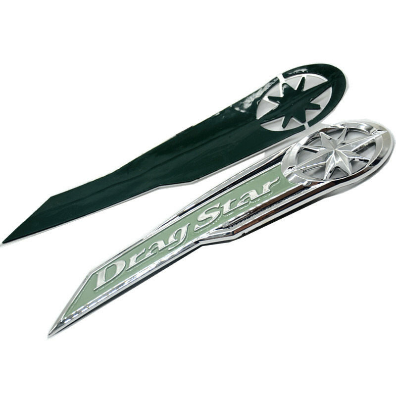 Motorcycle Gas Tank Emblem Sticker Badge Decal For Drag Star XV Vstar