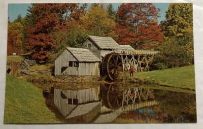 Marby Mill Blue Ridge Parkway, Virginia Postcard (G1)