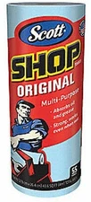 Original Scott Blue Roll Shop Towels Heavy Duty  Strong 55 sheet