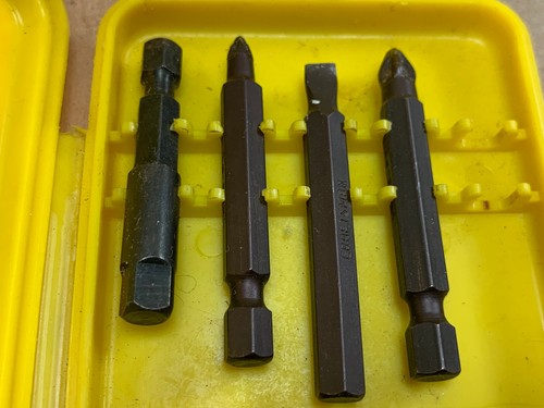 Sears Craftsman USA 2565 Power Screwdriver Bit Set 9-2565 1/4" Hex - Picture 4 of 5