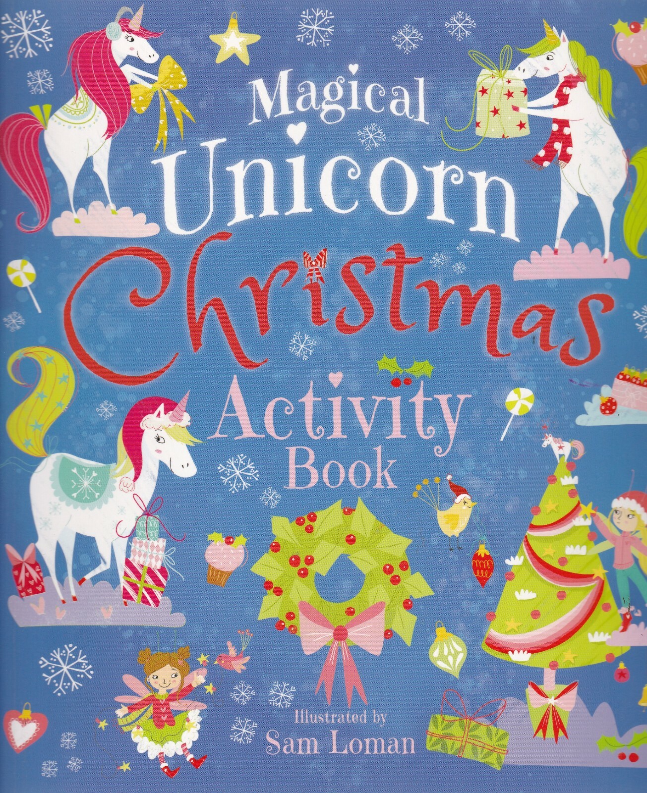 MAGICAL UNICORN CHRISTMAS ACTIVITY BOOK CHILDREN KIDS AGE 5+