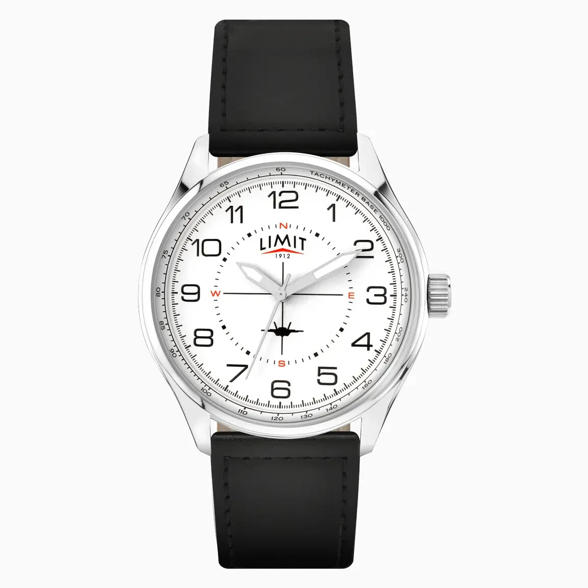 Gents Easy Read Pilot Style Watch with White Dial by Limit Model 5616