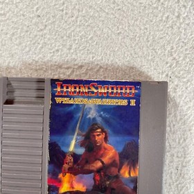 Iron Sword NES Wizards And Warriors II Nintendo Entertainment SOQ Rev A 1989