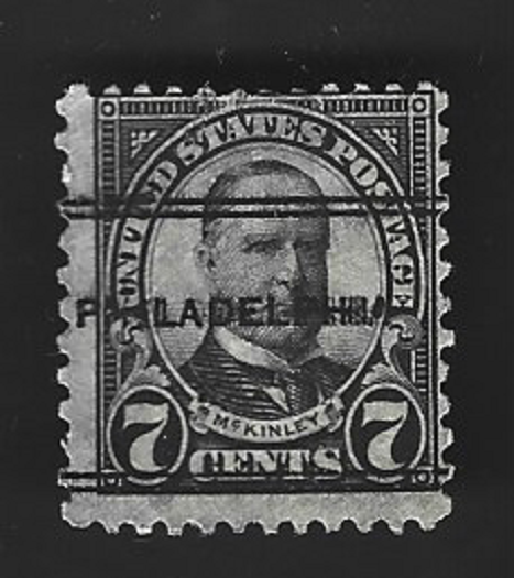 Scott# 639 7c McKinley DLE precancel PHILADELPHIA PA. - (A-1) | eBay
