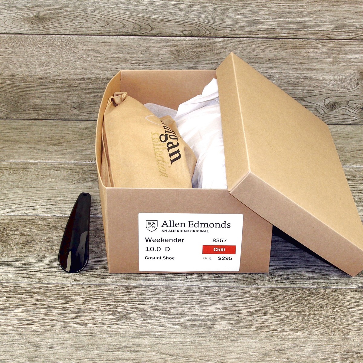 Allen Edmonds WEEKENDER 10 D Chili * new Cedar Trees new  display picture 1
