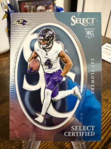 2023 Panini Select Select Certified Rookie Zay Flowers