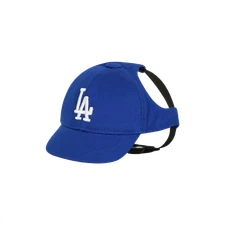 Genuine MLB Los Angeles Dodgers LA Logo Pet Dog Comfortable Cap Navy Blue